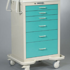 6 drawer cart